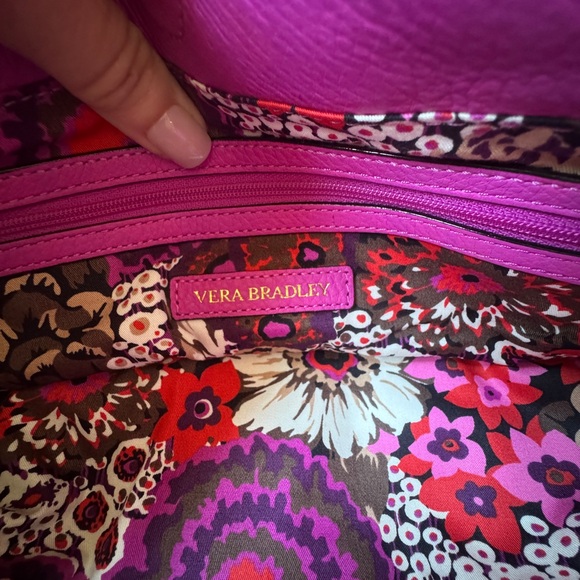 Vera Bradley Magenta Quilted Shoulder Bag - Picture 4 of 9